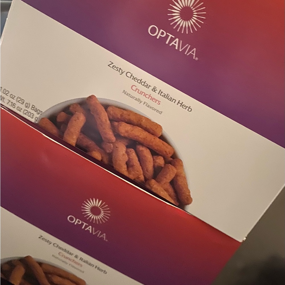 9 pack’s Optavia Italian herb crunchers